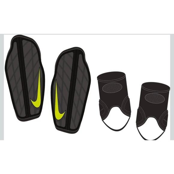 The Nike Protegga Flex Soccer Shin Guards (Black, XL) - Picture 3 of 4